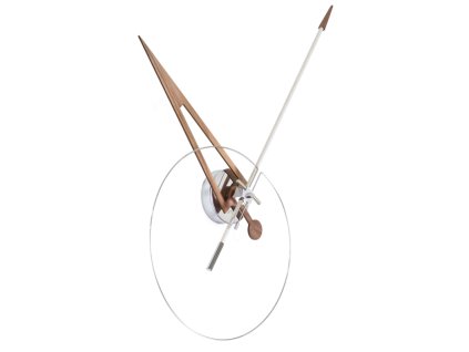 Designové nástěnné hodiny Cris white 70cm