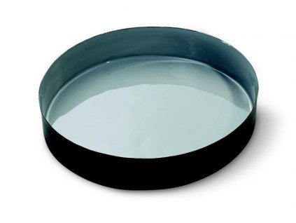 Miska barevná 23 cm, šedá