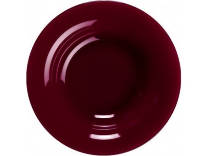 Skleněný talíř na polévku barevný Aubergine 52