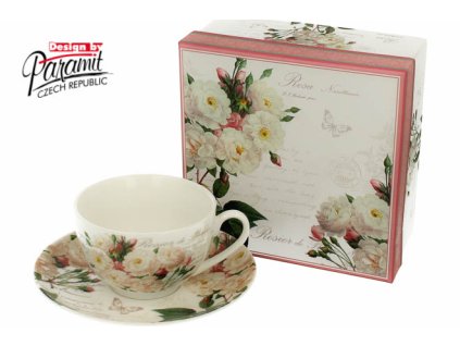 Šálek s podšálkem 200 ml White Rose Paramit H50