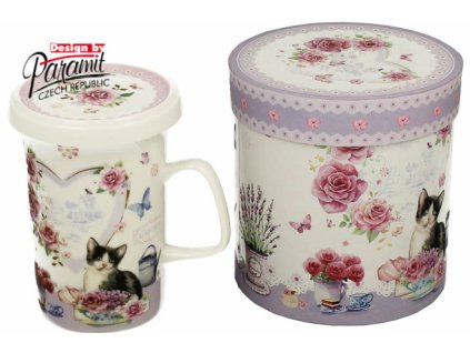 Donna hrnek se sítkem a víčkem 300 ml Paramit H58