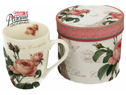 Pink Rose porcelánový hrnek 300 ml H51 - Paramit - H51