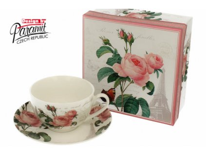 Pink Rose šálek s podšálkem 200 ml Paramit H53