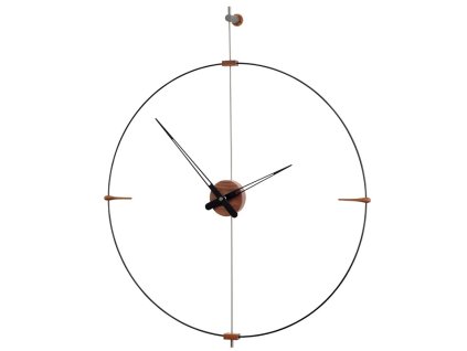 Designové nástěnné hodiny Bilbao Graphite Small 92cm