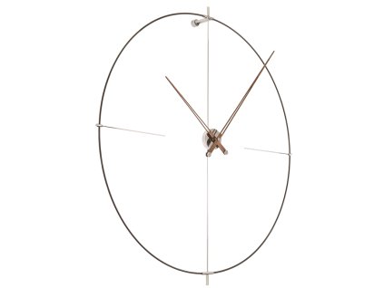 Designové nástěnné hodiny Bilbao N černé 110cm