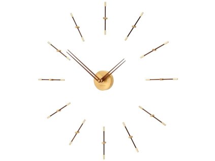 Designové nástěnné hodiny Merlin Gold Small 70cm