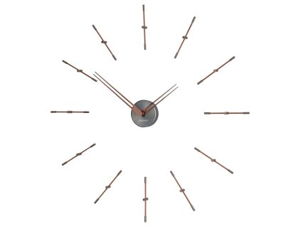 Designové nástěnné hodiny Merlin Graphite Small 70cm