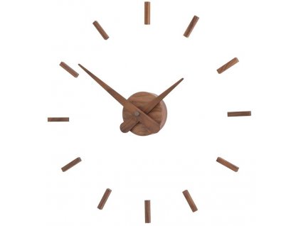 Designové nástěnné hodiny Sunset Wood 50cm