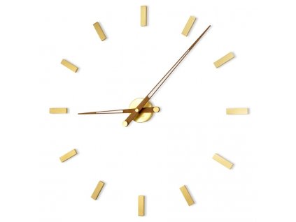 Designové nástěnné hodiny Tacon 12N Gold 100cm