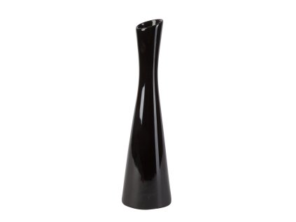 Váza X 8x30 cm - černá