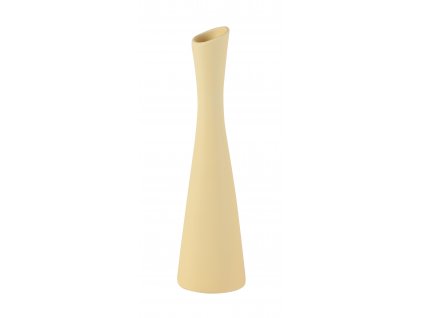 Váza X 8x30 cm - žlutá