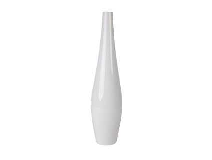 Váza Drop 17x17x62cm - bílá
