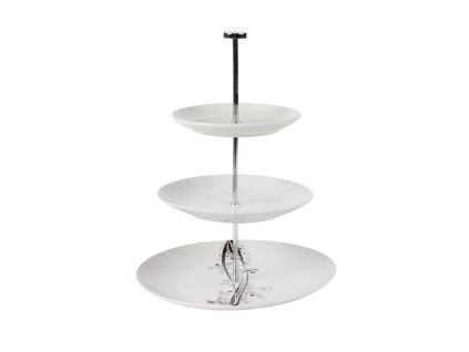 Etažér na cukroví z kolekce porcelánu BLACK od by inspire 7647-00-02