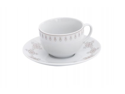 Šálek s podšálkem 150 ml z kolekce porcelánu BAROKO od by inspire 7686-00-25