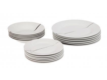 Jídelní souprava 18 ks z kolekce porcelánu by inspire.