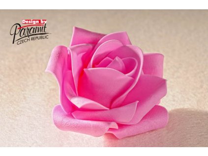 Dekorativní květina růžová - Paramit - 3-80P