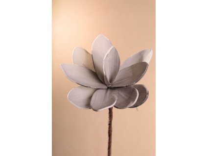 3 81GY Aranžovací květina šedá 18 cm
