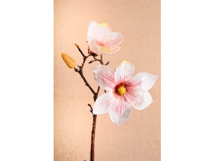 3 87P1 Aranžovací květina magnolie světle růžová 46 cm