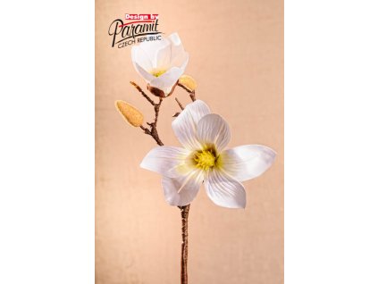 Dekorativní květina magnolie bílá - Paramit - 3-87W