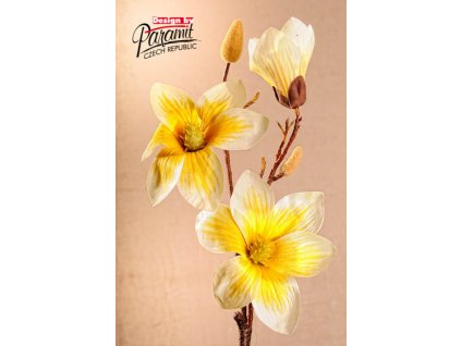Dekorativní květina magnolie žlutá - Paramit - 3-88Y