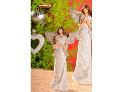Figurka Anděl Lada s holubičkou 14 cm - Paramit - X069-14