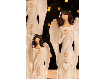Figurka Anděl Líba se srdcem 28 cm - Paramit - X060-28