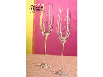 Sklenice flétna svátební 210 ml 2 ks - Paramit - B60210-2