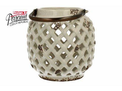 Porto lucerna bílá 17 cm - Paramit - 12047-17W