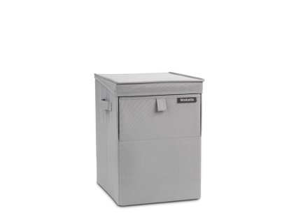 Stohovatelný box na prádlo 35 l - šedá - Brabantia - 109324