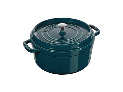Hrnec kulatý 26 cm/5,2 l - mořská modř - STAUB - 1102637