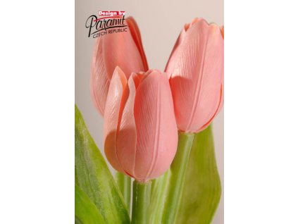 107P7 Francouzský tulipán retro růžový 40cm