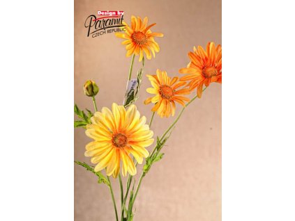 F59595 umělá kopretina oranžová od Paramit