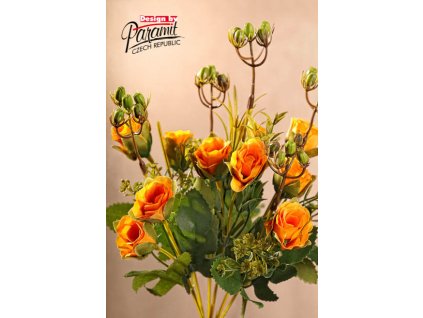 F68595 ruzicky oranzove od Paramit