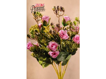 F68595 ruzicky 33 cm ruzove od Paramit