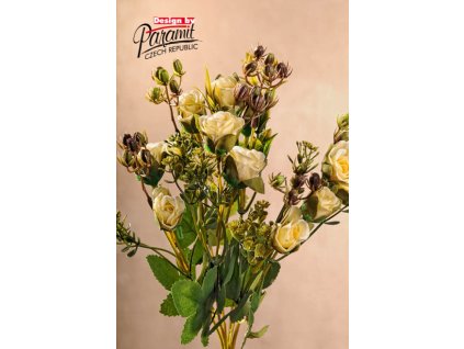 F68595 ruzicky 33 cm smetanove od Paramit