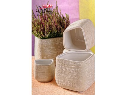 321 13W Asymetrie obal bílý 13cm