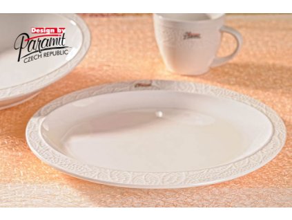 6518 lístček jídelní talíř 25 cm