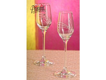 B3895 2 dvojice sklenic na likéry 95 ml