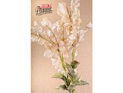 3 122W dekorativní květina 125 cm bíla