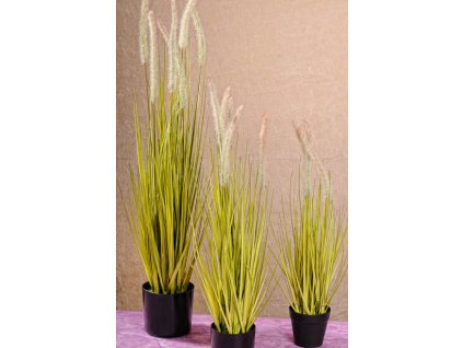 F205 69 Umělá vodní tráva s květy 69 cm