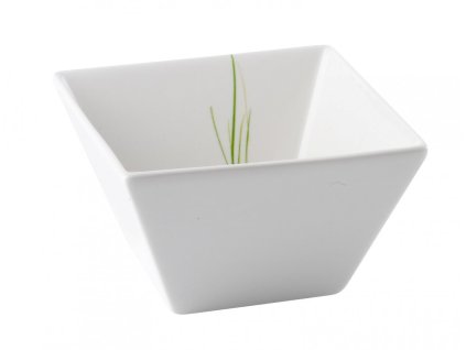 Porcelánová čtvercová miska 11 cm GRASS - by inspire