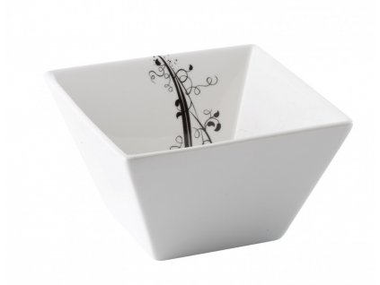 Porcelánová čtvercová miska 11 cm BLACK - by inspire 7741-00-02