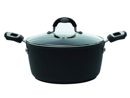 Kastrol s poklicí Taormina 24 cm - povrch Keravis - Ballarini - 962L-D.24