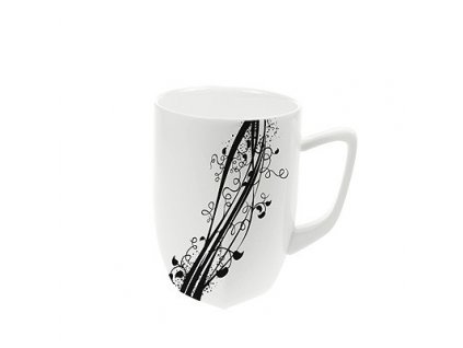Porcelánový hrnek Quadro 280 ml BLACK - by inspire