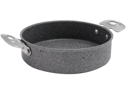 Hluboká pánev Portofino s úchyty 24 cm - povrch Granitium - Ballarini - 9Q23-A.24