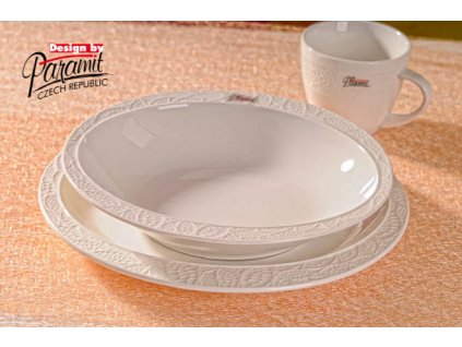 6519 polévkový talíř lísteček 22 cm