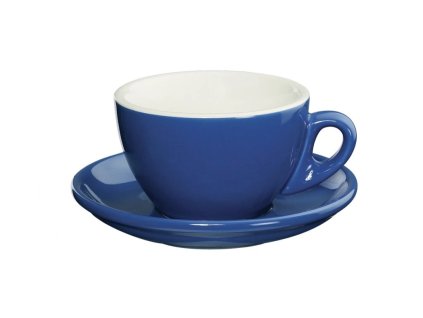 215199 ROMA tmavě modrý šálek s podšálkem 100 ml CILIO