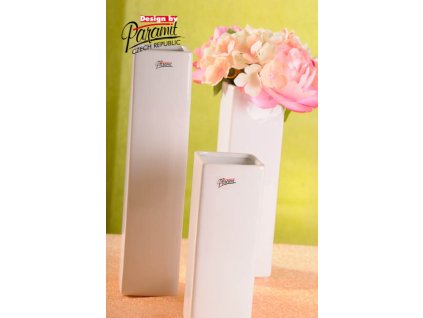 12093 30W váza trudy 30 cm bílá