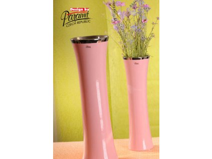 12097 50P váza mato růžová 50 cm