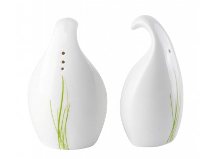 Porcelánová menáž sůl/pepř Plamen GRASS - by inspire